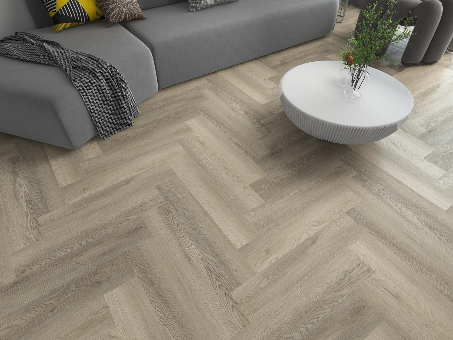 Glue Down LVT Flooring – Windsor Herringbone - Infinita