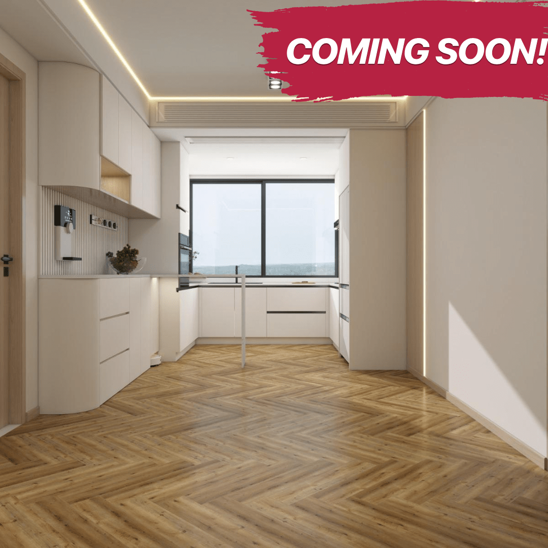 Sunlit Elm - Herringbone - Infinita